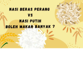 Nasi Beras Perang VS Nasi Putih